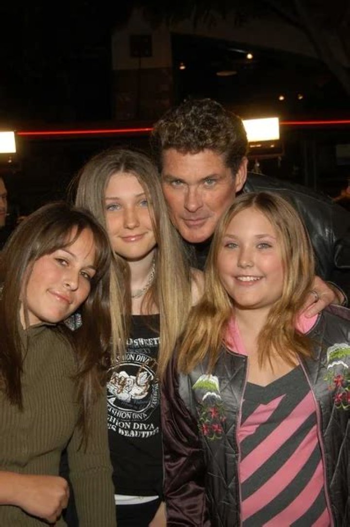 David Hasselhoff and family 'I, ROBOT' FILM PREMIERE, LONDON, BRITAIN - 04 AUG 2004