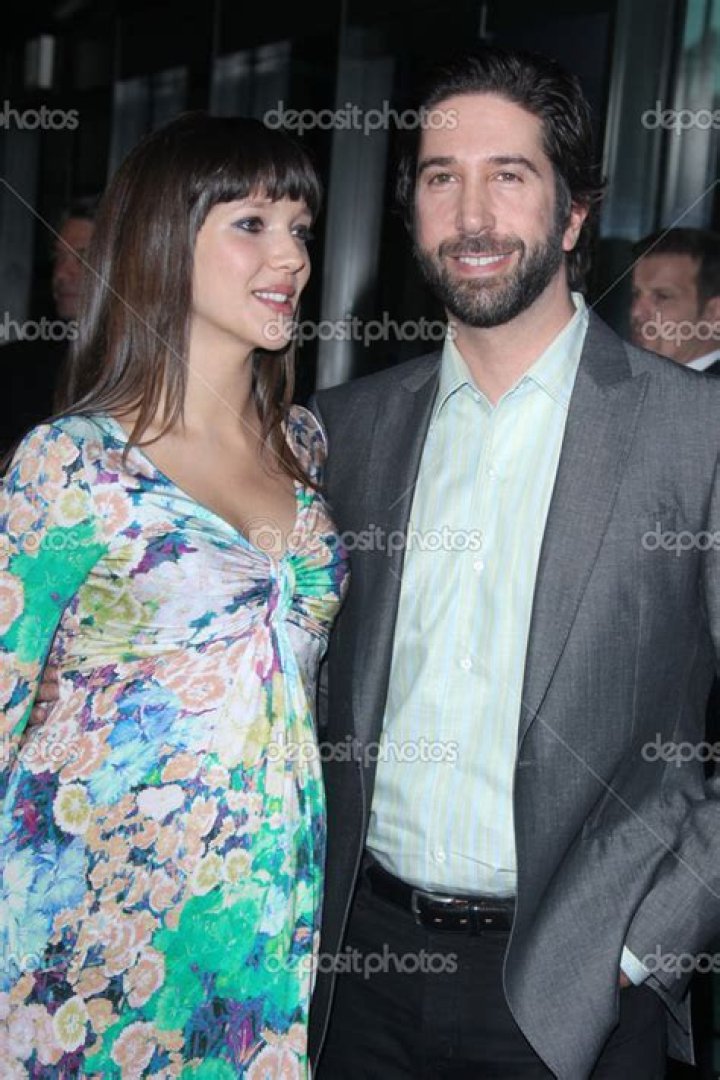 David Schwimmer With Zoe Buckman & Their Daughter Cleo