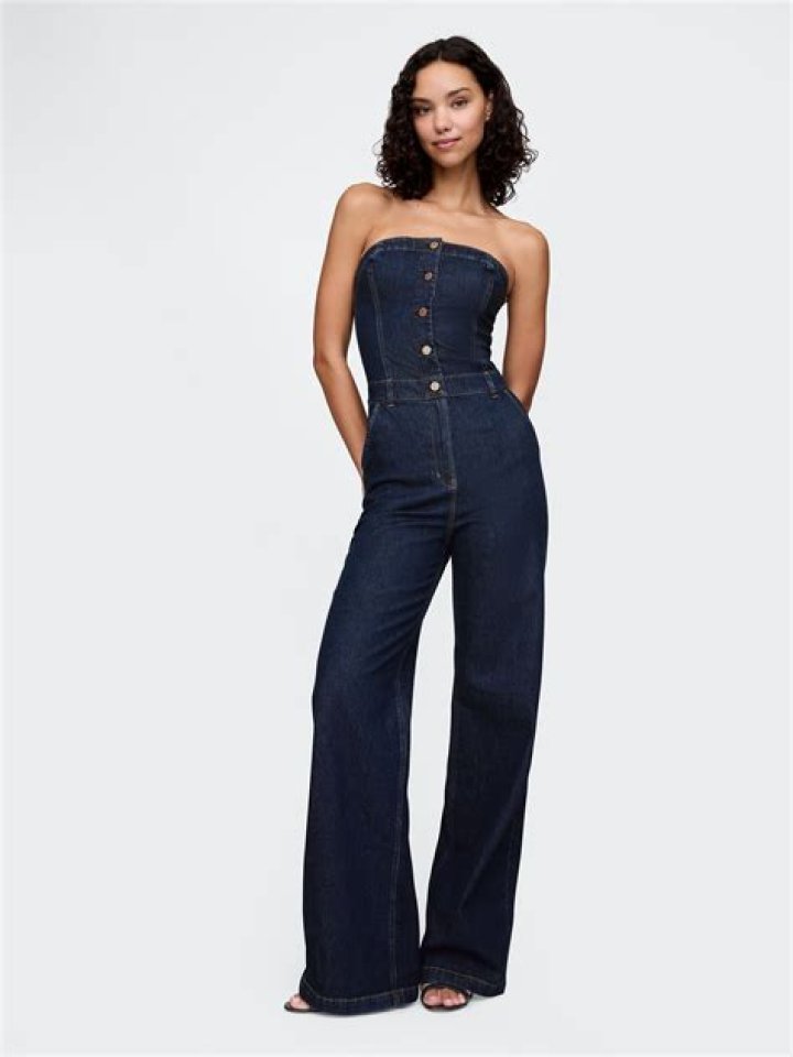 denim jumpsuit