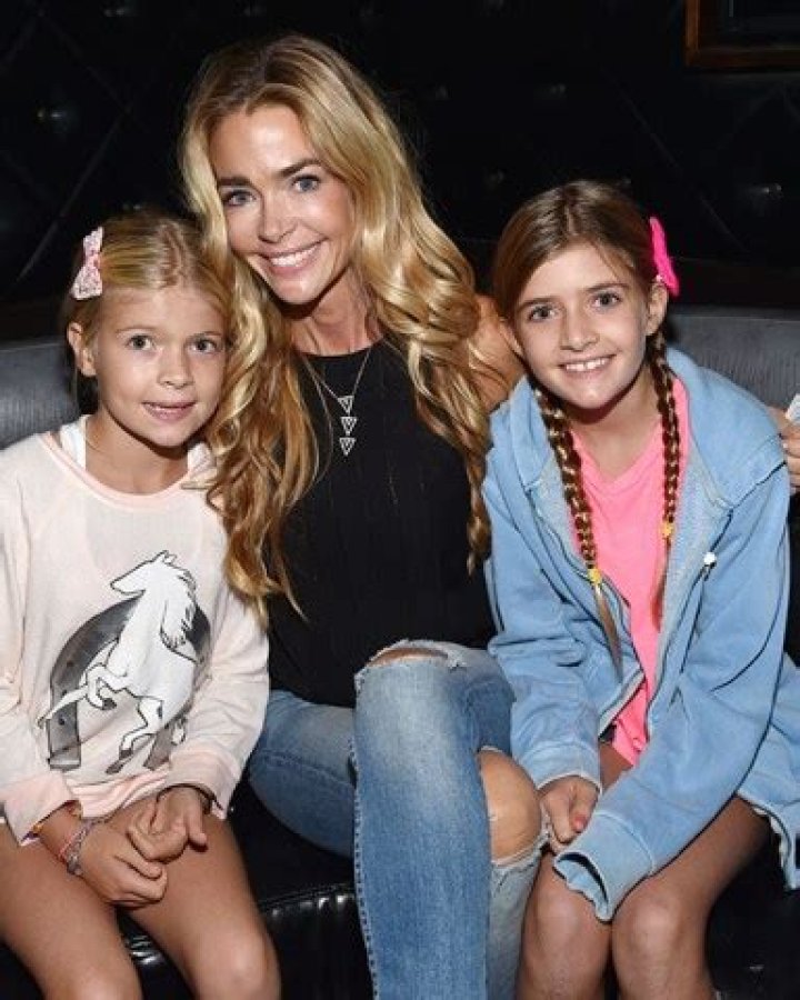 Denise Richards, center, Sam Sheen and Eloise Richards attend a private event at Hyde Staples Center hosted by Dell for the Katy Perry concert on in Los Angeles, Calif Dell Hosts VIP Guests At A Private Event At Hyde Staples Center For Katy Perry Concert, Los Angeles, USA - 19 Sep 2014