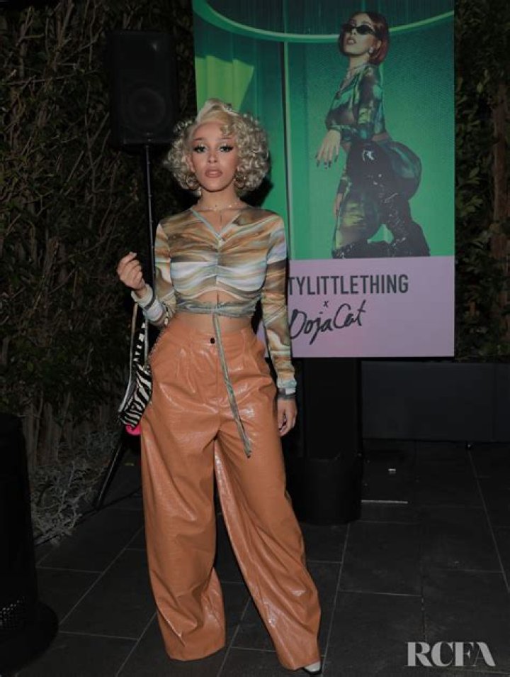 Doja Cat attends PrettyLittleThing x Winnie Harlow EDIT Launch Party