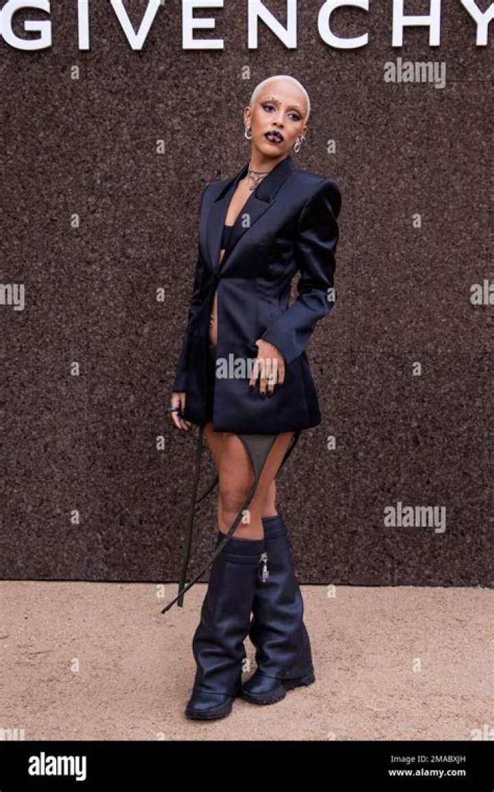 Doja Cat Givenchy show, Arrivals, Spring Summer 2023, Paris Fashion Week, France - 02 Oct 2022