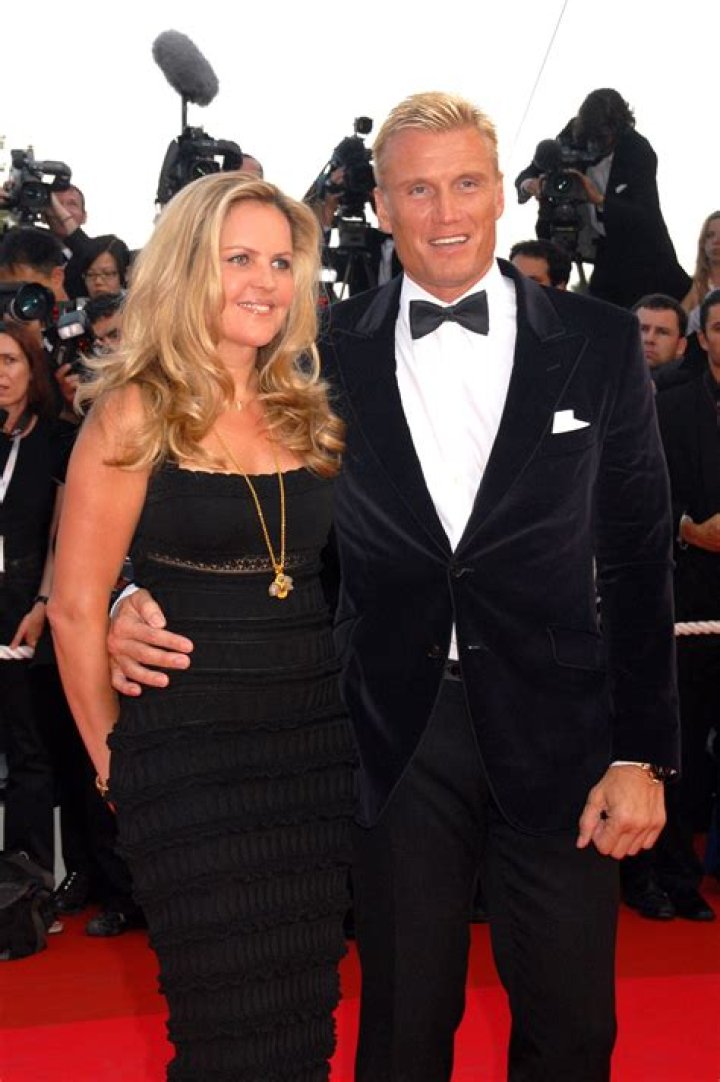 Dolph Lundgren and Anette Qviberg in Los Angeles