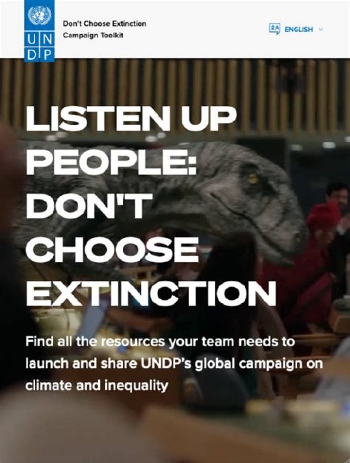 Don&rsquo;t Choose Extinction Cinema Campaign Launch