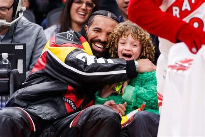 Drake & His Son Adonis Graham
