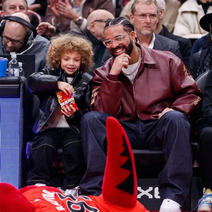 Drake’s Son Adonis, 4, Goofs Off While Eating A Snack In Adorable Rare Video