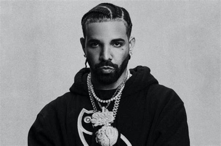 Drake Standing On The Court At NBA Finals
