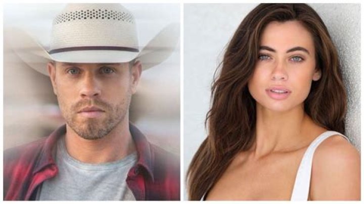 Dustin Lynch, Kelli Seymour. Dustin Lynch, left, and Kelli Seymour arrive at the 53rd annual CMA Awards at Bridgestone Arena, in Nashville, Tenn 53rd Annual CMA Awards - Arrivals, Nashville, USA - 13 Nov 2019