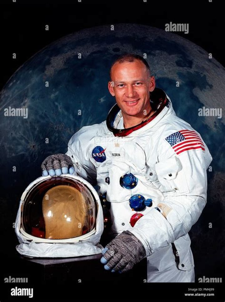 Edwin Buzz Aldrin, lunar module pilot of Apollo 11 Lunar Landing Mission. APOLLO 11 LUNAR MISSION CREW - 1969
