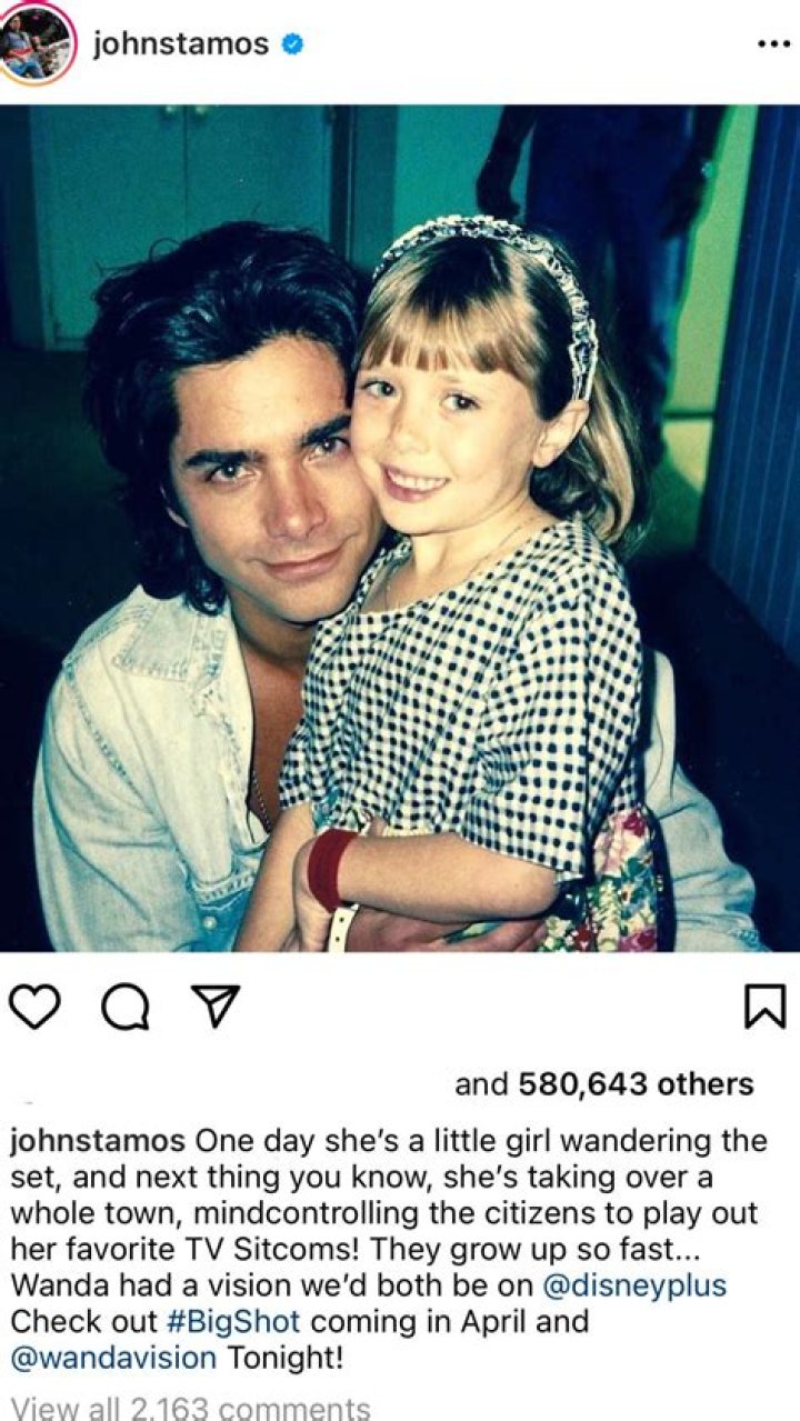 Elizabeth Olsen John Stamos