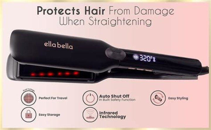 ella bella hair straightener