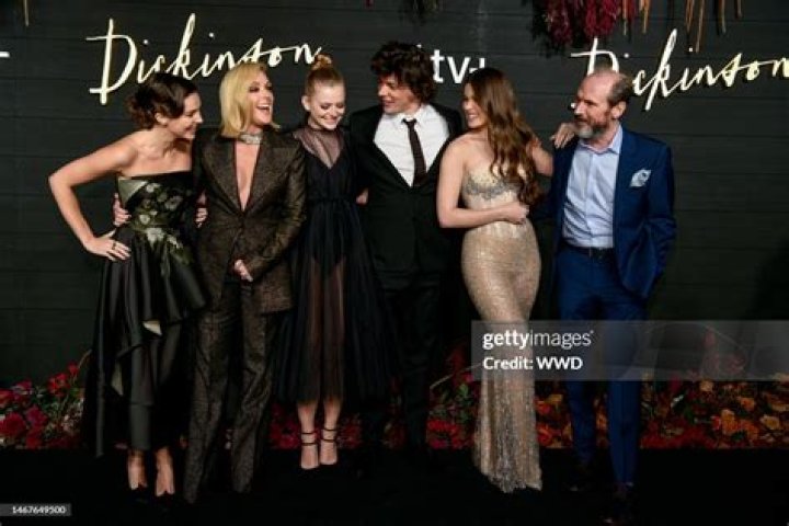 Ella Hunt, Jane Krakowski, Anna Baryshnikov, Alena Smith, Adrian Enscoe, Hailee Steinfeld, Toby Huss 'Dickinson' TV Show Premiere, Arrivals, St. Ann's Warehouse, New York, USA - 17 Oct 2019