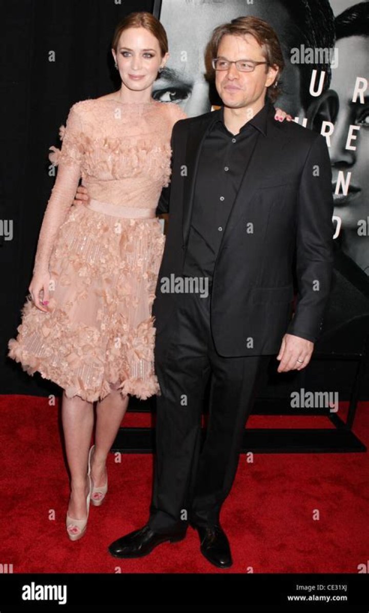 Emily Blunt and Matt Damon 'Oppenheimer' film premiere, London, UK - 13 Jul 2023 London, UK - 13th July 2023 Emily Blunt and Matt Damon at UK premiere of Oppenheimer, at Odeon Luxe Leicester Square, London.