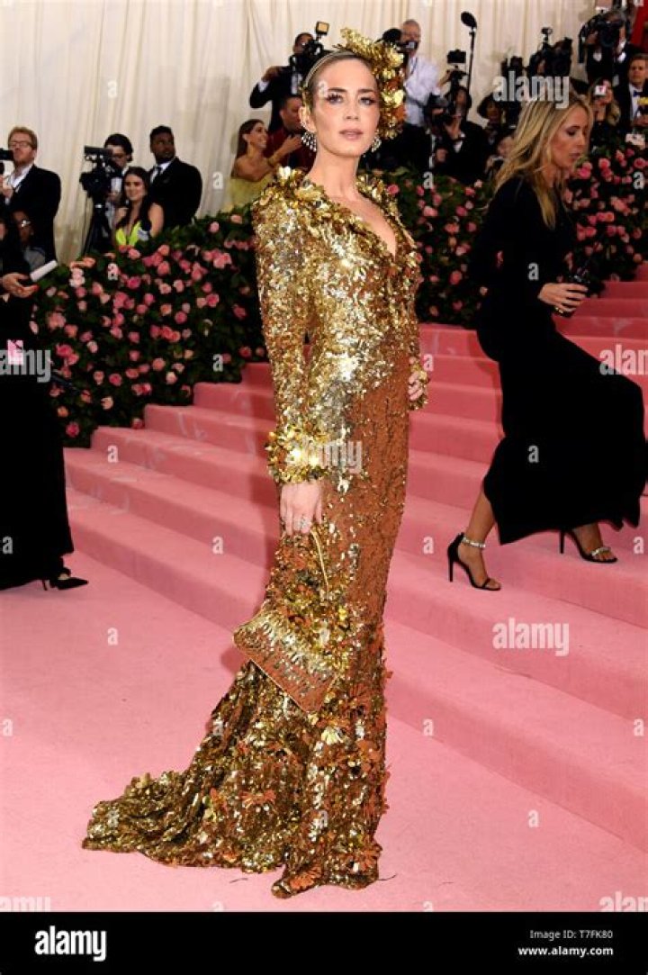 Emily Blunt Costume Institute Benefit celebrating the opening of Camp: Notes on Fashion, Arrivals, The Metropolitan Museum of Art, New York, USA - 06 May 2019