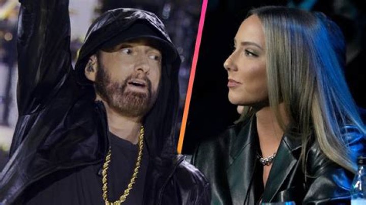 Eminem & Daughter Hailie Jade At Rock Roll Hall Of Fame Rehearsals – Hollywood Life