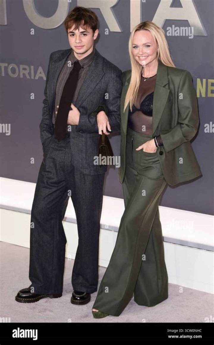Emma Bunton with son Beau