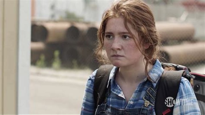 Emma Kenney looks upset