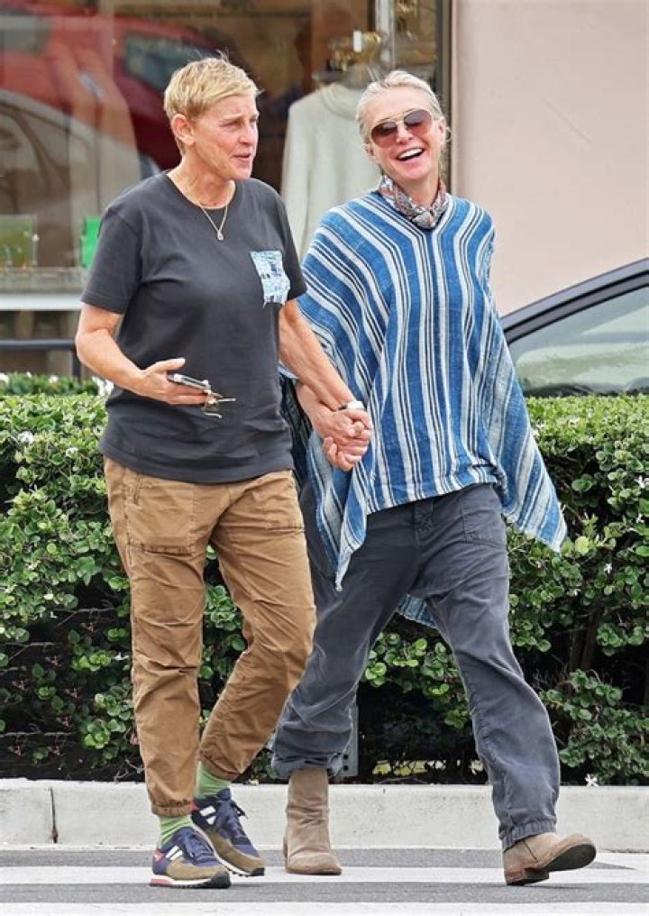 *EXCLUSIVE* Ellen Degeneres and Portia De Rossi can&rsquo;t contain their laughter as the happy couple pack on the PDA in Santa Barbara