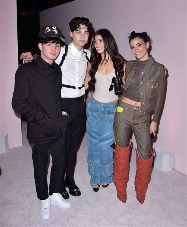 EXCLUSIVE: Sisters Charlie and Dixie Damelio along with Landon Barker attended Kylie Jenners 'Kylie Cosmetics' launch at 'Ulta Beauty' in West wood, CA. 24 Aug 2022 Pictured: Charlie Damelio and Dixie Damelio, Landon Barker. Photo credit: TheRealSPW / MEGA TheMegaAgency.com +1 888 505 6342 (Mega Agency TagID: MEGA889160_010.jpg) [Photo via Mega Agency]