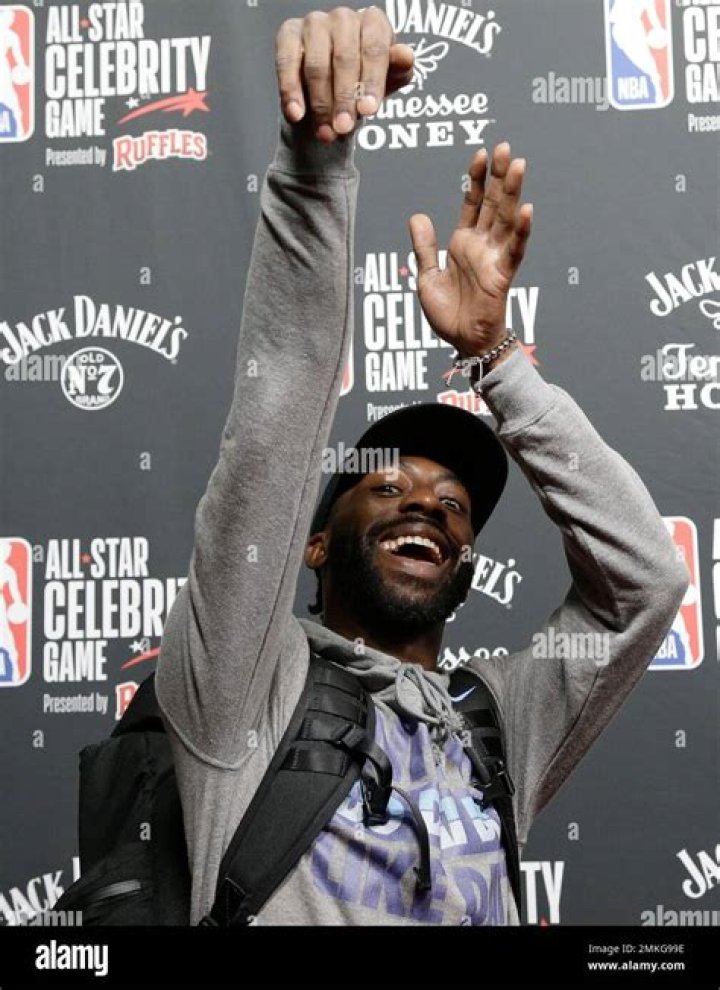 Famous Los arrives on the red carpet prior to an NBA Celebrity All-Star basketball game in Charlotte, N.C., Friday, Feb. 15, 2019. (AP Photo/Gerry Broome)