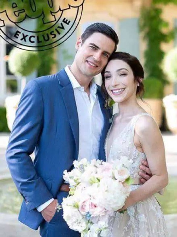 Fedor Andreev and Meryl Davis attend a brunch