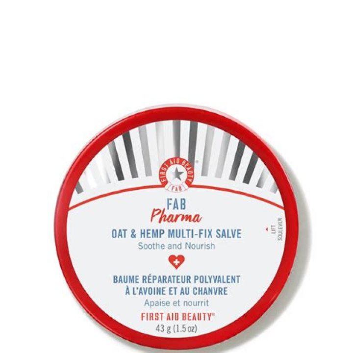 First Aid Beauty Pharma Oat & Hemp Multi-Fix Salve, $34, firstaidbeauty.com