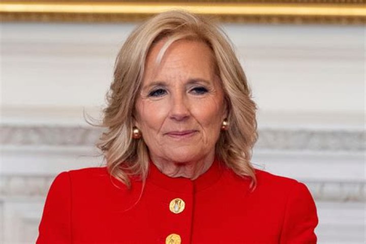 First lady Jill Biden speaks at an unveiling of this year's White House holiday theme and seasonal decor in the East Room at the White House in Washington Jill Biden, Washington, United States - 28 Nov 2022