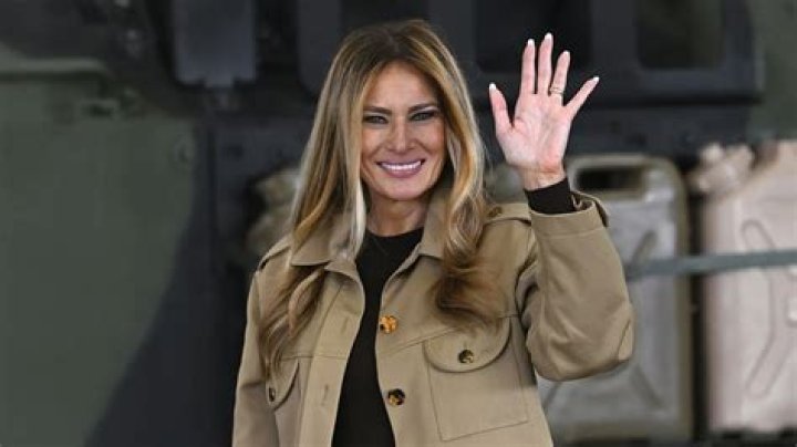 First Lady Melania Trump Greets Australian Prime Minister