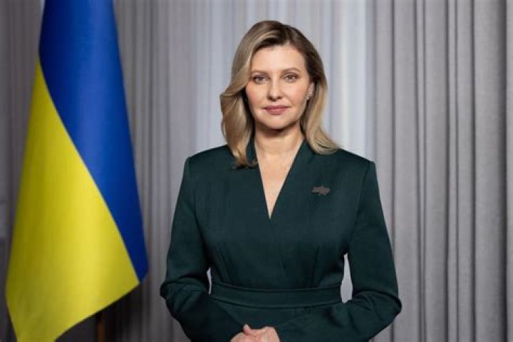 First Lady of Ukraine Olena Zelenska gives an address to members of the United States Congress on Capitol Hill in Washington, DC, on July 20, 2022. First Lady of Ukraine Olena Zelenska Addresses United States Congress, Washington, District of Columbia - 20 Jul 2022