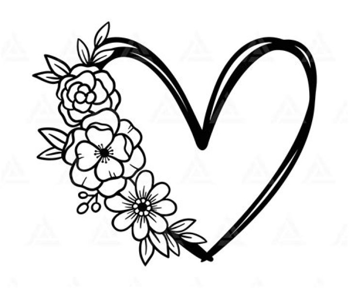Flowers and Hearts Honor The Innocent Lives Lost