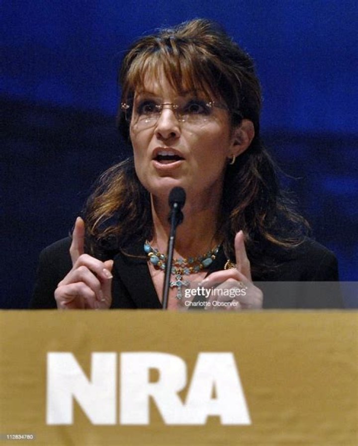Former Alaska Gov. Sarah Palin listens to a sermon during a funeral service at the Billy Graham Library for the Rev. Billy Graham, who died last week at age 99, in Charlotte, N.C Billy Graham, Charlotte, USA - 02 Mar 2018