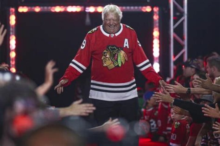 Former Chicago Blackhawks player Bobby Hull is introduced to fans during the NHL hockey team's convention in Chicago Blackhawks Convention Hockey, Chicago, USA - 26 Jul 2019