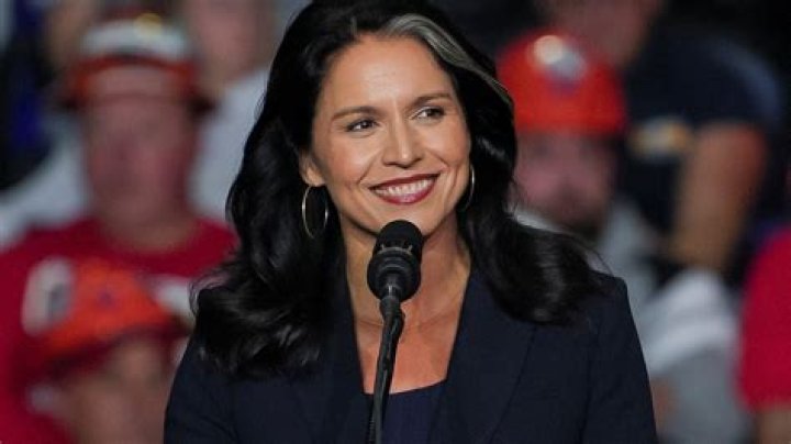 Former Democratic Rep. Tulsi Gabbard addresses the audience during the Ronald Reagan Dinner at the Conservative Political Action Conference (CPAC) in Orlando, Florida on February 25, 2022. Conservative Political Action Conference, Orlando, Florida, USA - 25 Feb 2022