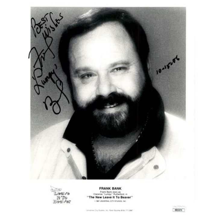 Frank Bank Dead