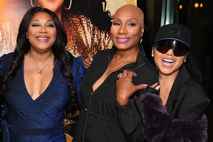 From left, Evelyn Braxton, Trina Braxton, Tamar Braxton, Toni Braxton, Towanda Braxton and Traci Braxton arrive at the PEOPLE Pre-Grammy Party on at The Sayers Club in Los Angeles PEOPLE Pre-Grammy Party at The Sayers Club, Los Angeles, USA - 25 Jan 2014