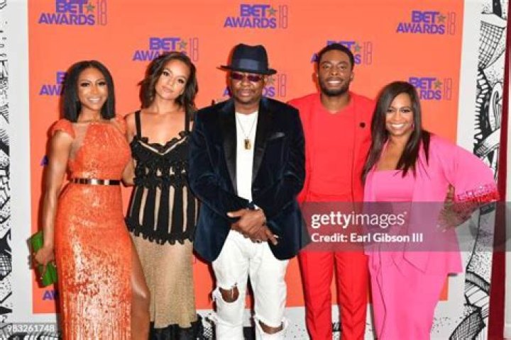 Gabrielle Dennis, Bobby Brown and Woody McClainBET Awards, Show, Los Angeles, USA - 24 Jun 2018