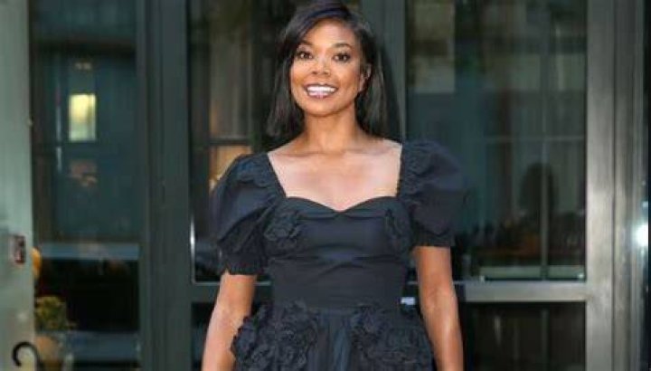 Gabrielle Union looks stunning in a pink outfit at the &sbquo;&Auml;&uacute;Good Morning America&sbquo;&Auml;&ugrave; show in Times Square, Manhattan. Pictured: Gabrielle Union Ref: SPL8061190 130623 NON-EXCLUSIVE Picture by: Jose Perez / SplashNews.com Splash News and Pictures USA: 310-525-5808 UK: 020 8126 1009 World Rights