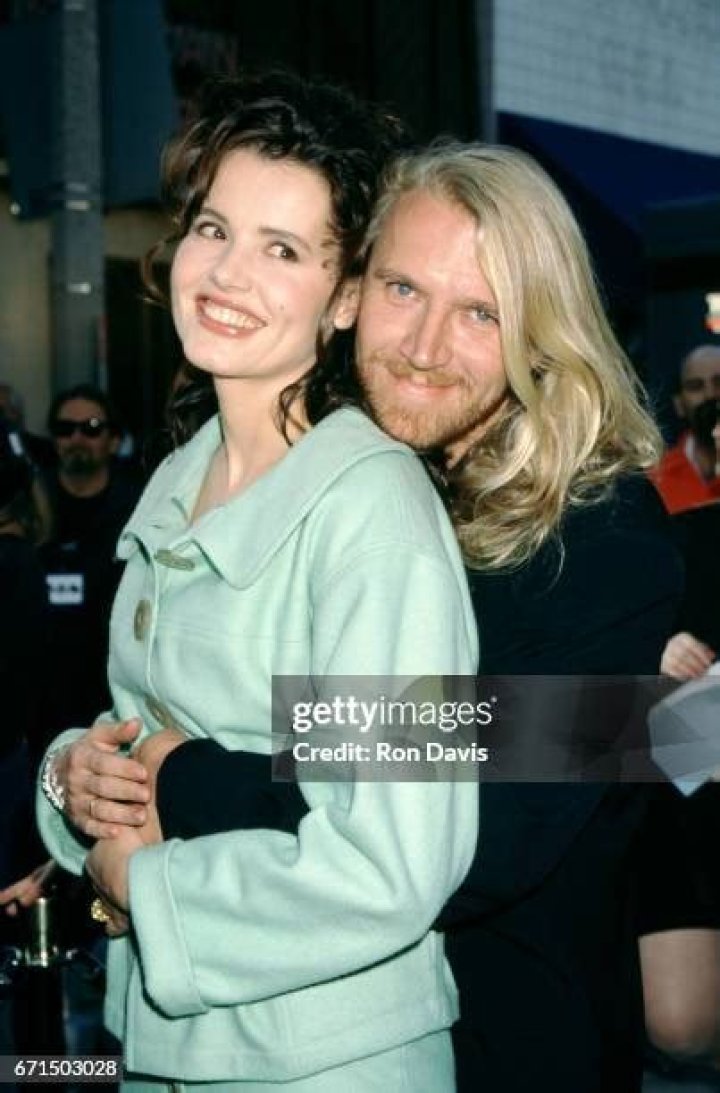 Geena Davis and Renny Harlin