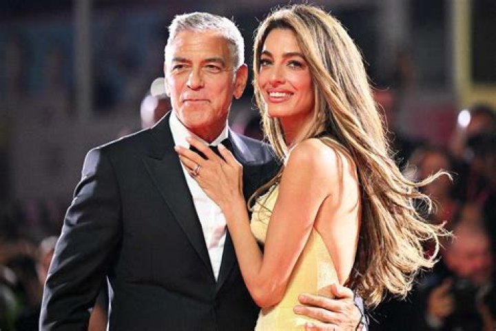 George and Amal at a gala