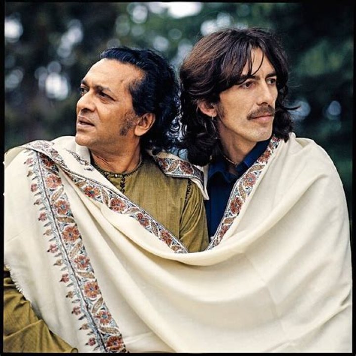 George Harrison With Ravi Shankar In 1970