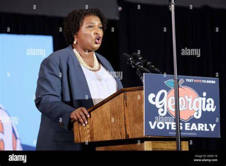 Georgia Democratic gubernatorial candidate Stacey Abrams participates in a debate against Stacey Evans, in Atlanta Gubernatorial Debates Georgia, Atlanta, USA - 20 May 2018