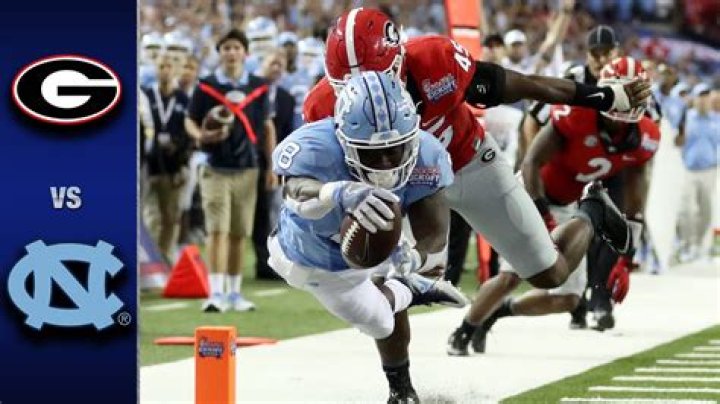 Georgia vs North Carolina Chick-Fil-A Kickoff Game, NCAA American Football, Atlanta, USA &ndash; 03 Sep 2016
