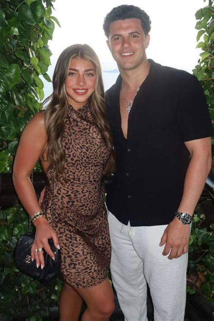 Gia Giudice and boyfriend Christian Carmichael strike a pose after having dinner at LA hot spot Craig's in West Hollywood. 25 May 2021 Pictured: Gia Giudice And Christian Carmichael. Photo credit: Photographer Group/MEGA TheMegaAgency.com +1 888 505 6342 (Mega Agency TagID: MEGA757358_002.jpg) [Photo via Mega Agency]