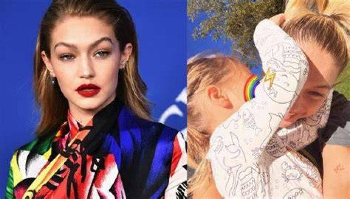 Gigi Hadid Gets Festive