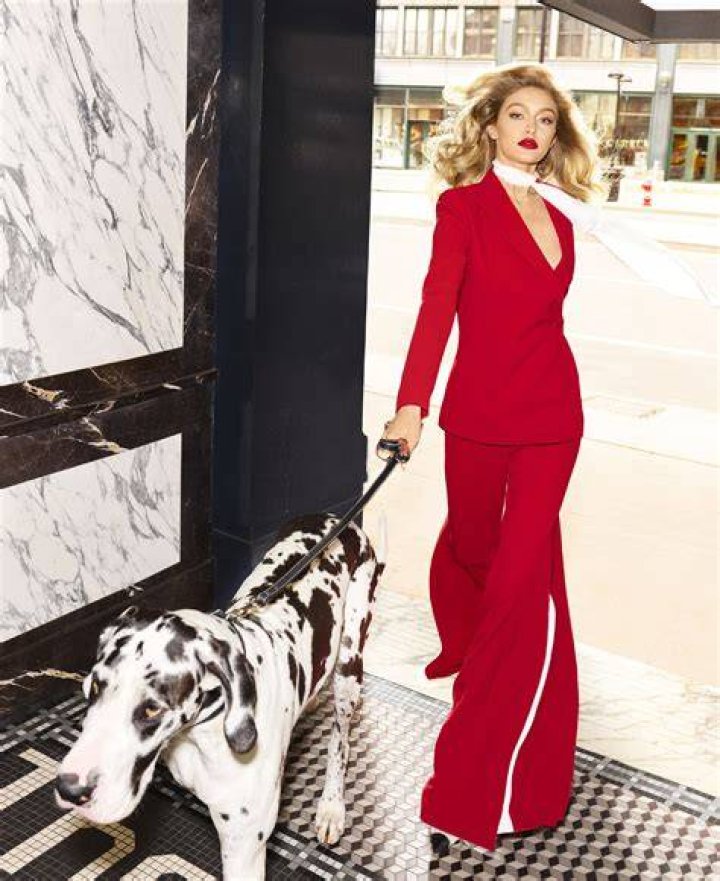Gigi Hadid Harper's Bazaar ICONS party, Arrivals, Spring Summer 2019, New York Fashion Week, USA - 07 Sep 2018 WEARING VIVIENNE WESTWOOD