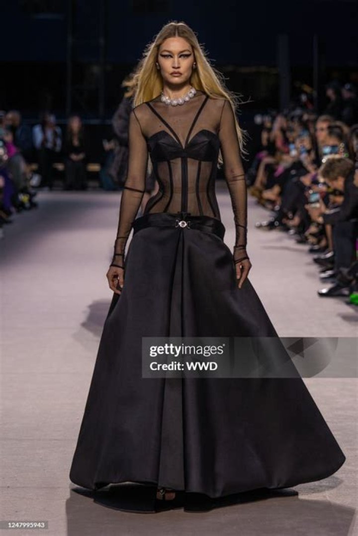 Gigi Hadid on Boss runway