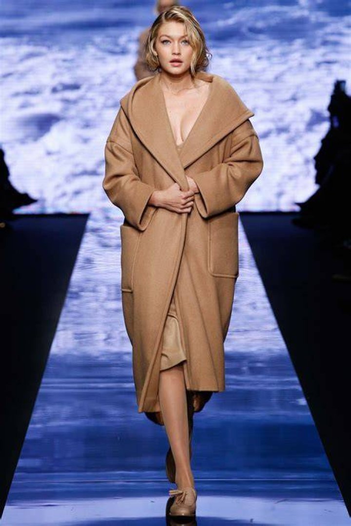 Gigi Hadid on Max Mara runway