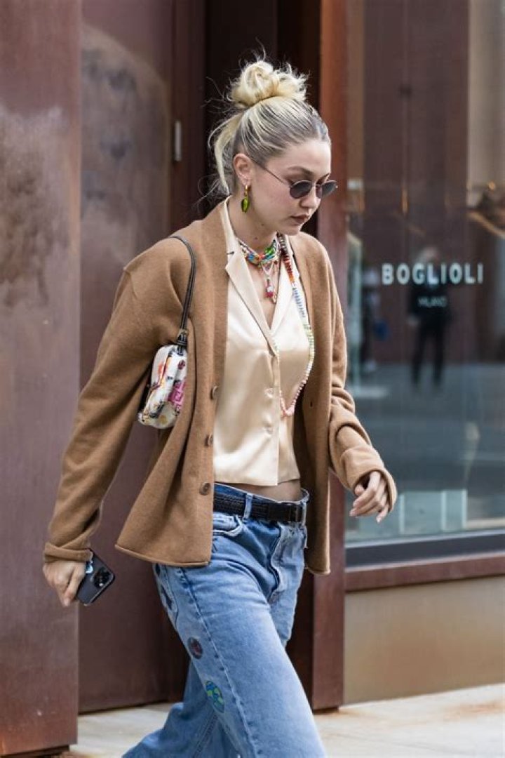 Gigi Hadid Steps Out In A Michael Kors Bodysuit
