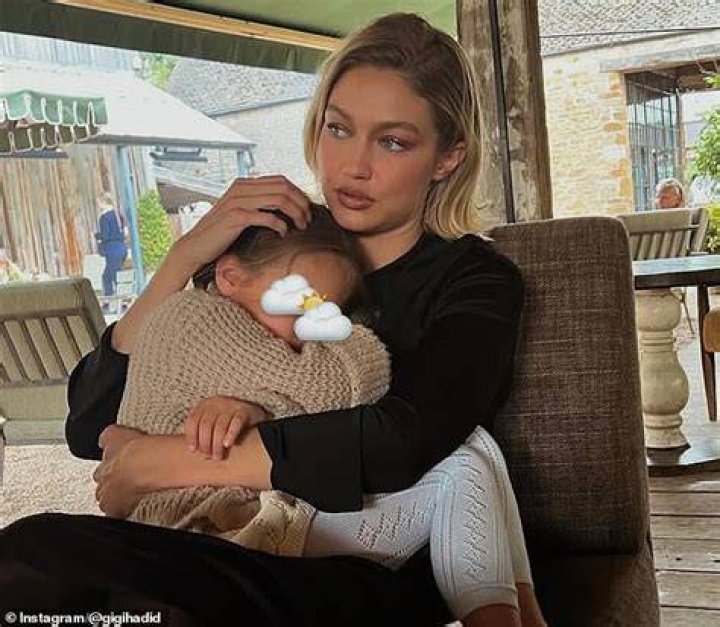 Gigi Hadid Walks Her Daughter