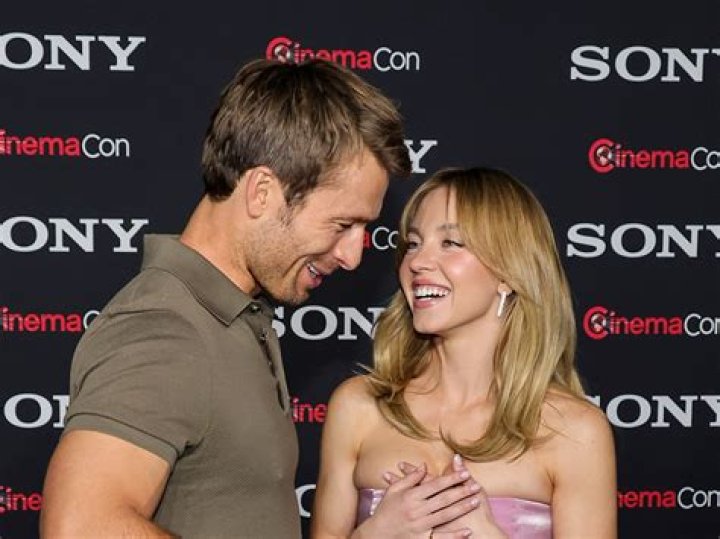 Glen Powell and Sydney Sweeney Opening Night and Sony Pictures Photocall, CinemaCon 2023, Las Vegas, Nevada, USA - 24 Apr 2023 Sony Pictures Entertainment Kicks Things Off with an Exclusive Presentation Highlighting its Upcoming Releases